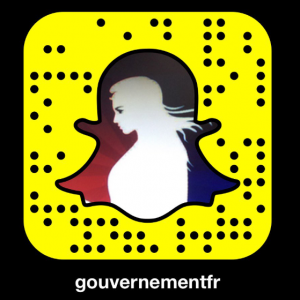 Gouvernement sur Snapchat