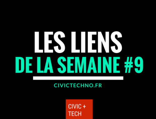 Les liens CIvicTech de la semaine #9 - Civic tech