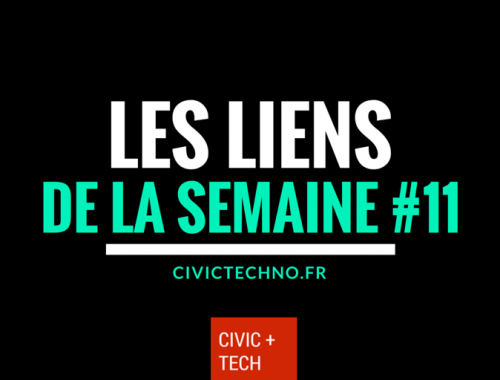 Les liens CivicTech Civic Tech de la semaine
